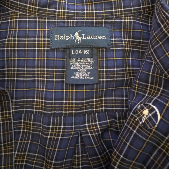 Polo Ralph Lauren | Blue Plaid | US XS - Picture 3 of 5